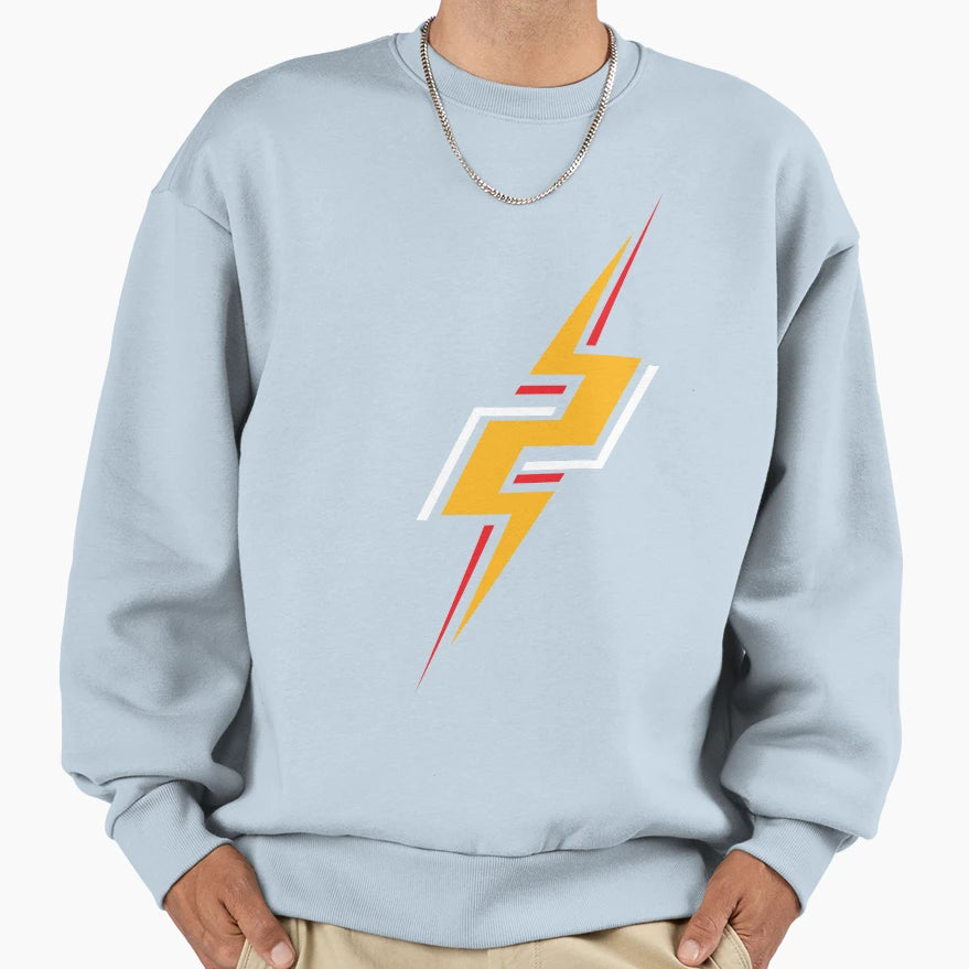 Lightning Sweatshirt - Fun Novelty Design for Adults - T-Shirt, Sweatshirt, Hoodie