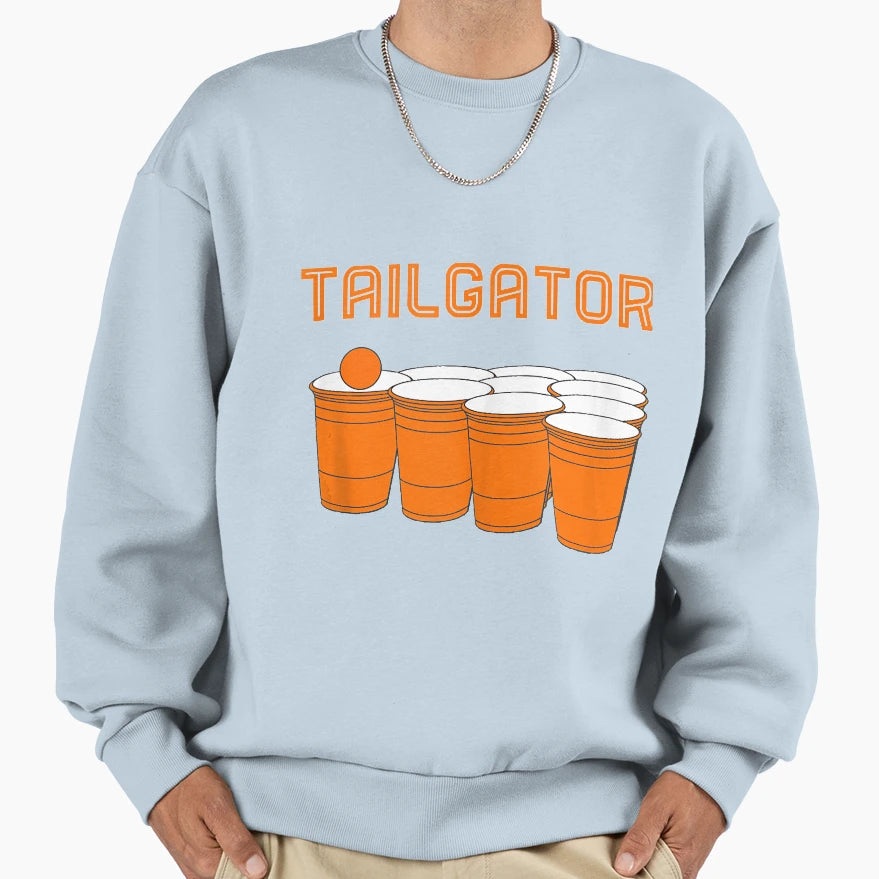 Tailgator Game Day Beer Pong Sweatshirt - Unique Graphic for Adults - T-Shirt, Sweatshirt, Hoodie