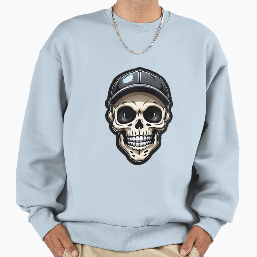Baseball Skeleton Sweatshirt - Custom Art Print Unisex - T-Shirt, Sweatshirt, Hoodie