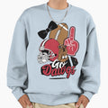 Go Dawgs Football Game Day Coquette Sweatshirt - Trendy Graphic Unisex - T-Shirt, Sweatshirt, Hoodie