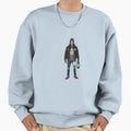 Female Skeleton Wearing Sweatshirt - Minimalist Print Unisex - T-Shirt, Sweatshirt, Hoodie