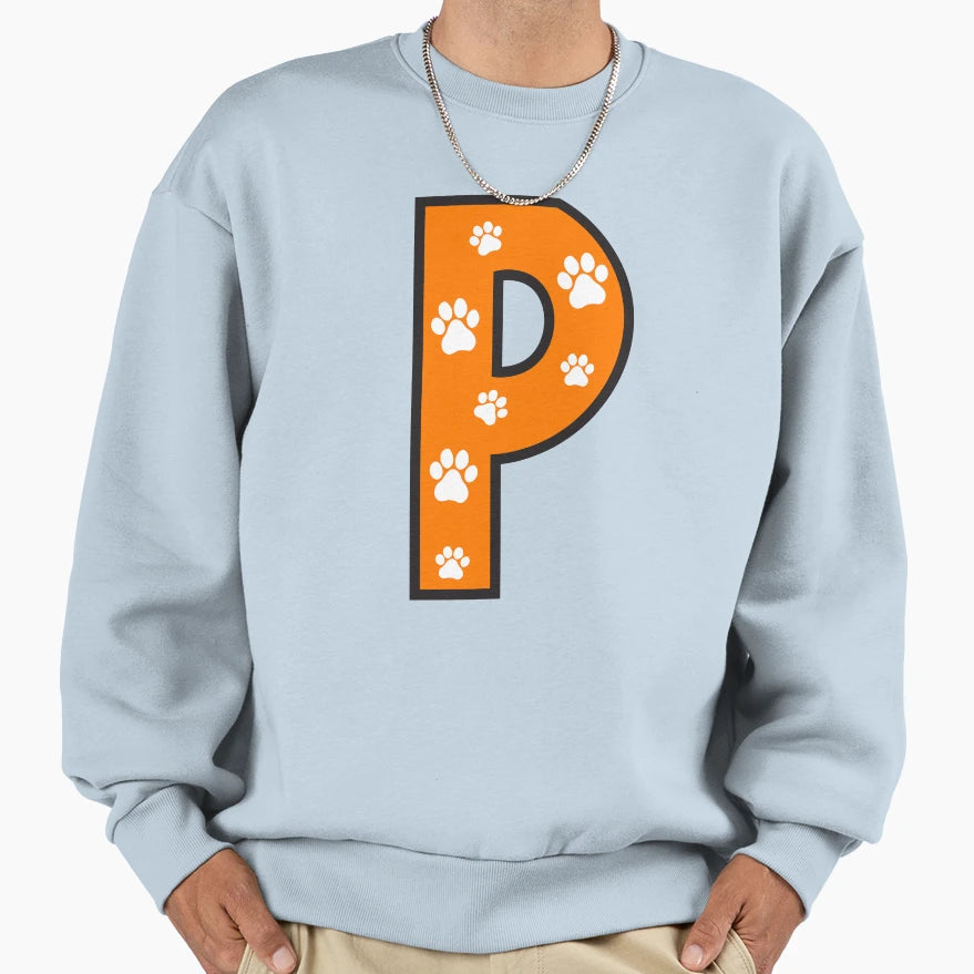 Paw Alphabet Sweatshirt - Streetwear Style for Adults - T-Shirt, Sweatshirt, Hoodie