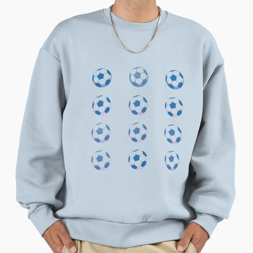Soccer Ball Sweatshirt - Trendy Graphic Unisex - T-Shirt, Sweatshirt, Hoodie