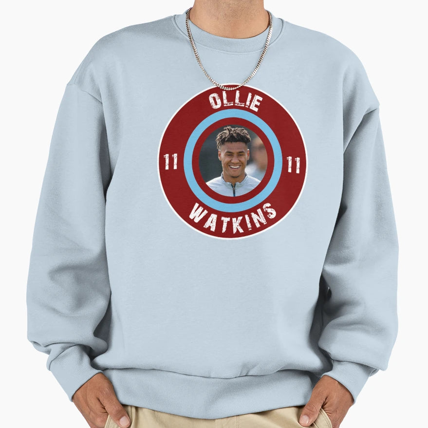 Ollie Watkins Sweatshirt - Minimalist Print for Adults - T-Shirt, Sweatshirt, Hoodie