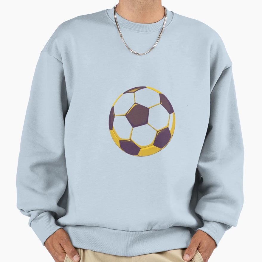 Soccer Ball Sweatshirt - Trendy Graphic for Adults - T-Shirt, Sweatshirt, Hoodie