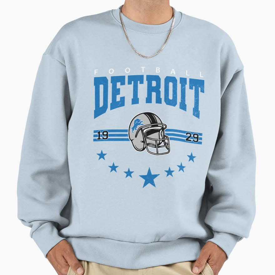 Art Detroit Lions Sweatshirt - Aesthetic Graphic for Adults - T-Shirt, Sweatshirt, Hoodie