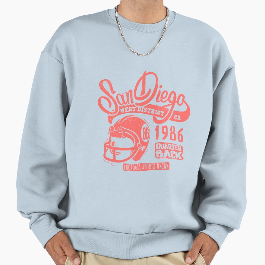 Football Sports Sweatshirt - Fun Novelty Design for Adults - T-Shirt, Sweatshirt, Hoodie