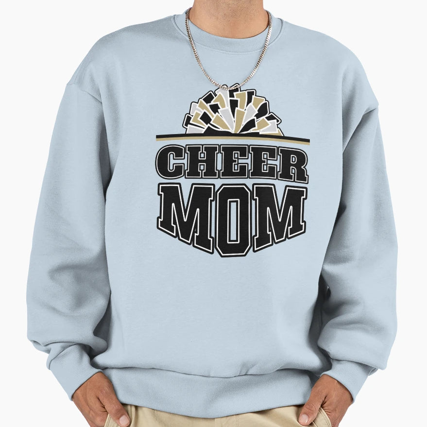 Cheer Mom Sweatshirt - Graphic Print Men Women - T-Shirt, Sweatshirt, Hoodie
