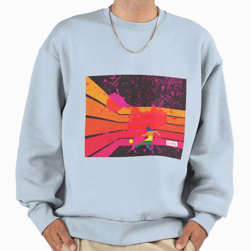 Guilty Soccer Sweatshirt - Minimalist Print for Adults - T-Shirt, Sweatshirt, Hoodie