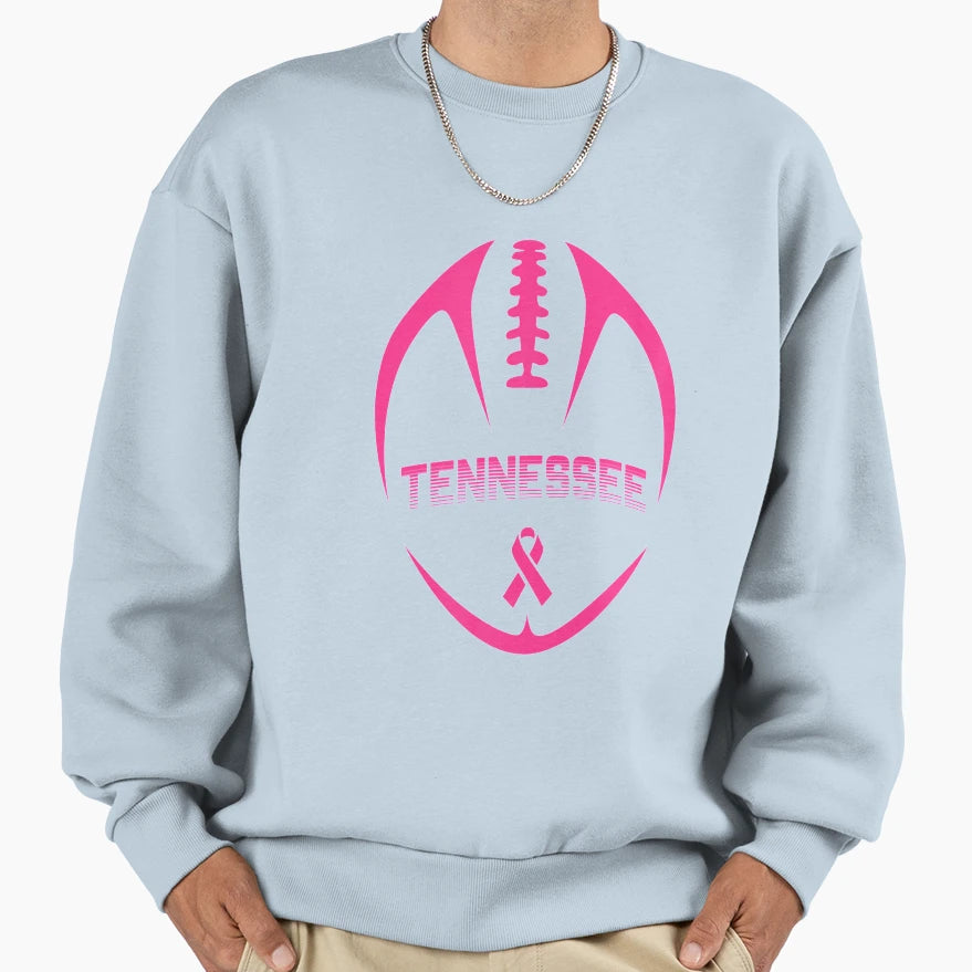 Breast Cancer Awareness Tennessee Sweatshirt - Streetwear Style Men Women - T-Shirt, Sweatshirt, Hoodie