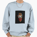 Gangster Skull Sweatshirt - Custom Art Print for Adults - T-Shirt, Sweatshirt, Hoodie