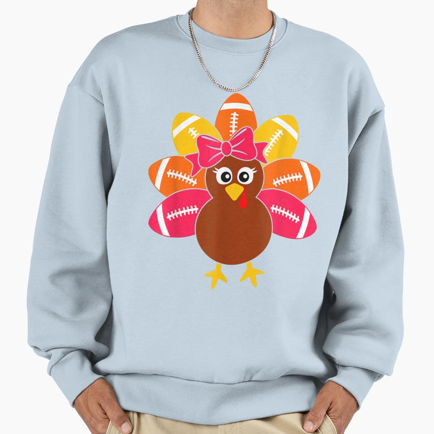 Football Turkey Balls Thanksgiving T-Shirt - Streetwear Style Men Women - T-Shirt, Sweatshirt, Hoodie