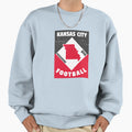 Kansas City Football Sweatshirt - Aesthetic Graphic for Adults - T-Shirt, Sweatshirt, Hoodie