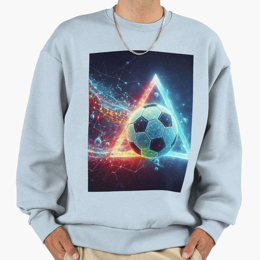 Soccer Vibrant Sweatshirt - Unique Graphic for Adults - T-Shirt, Sweatshirt, Hoodie