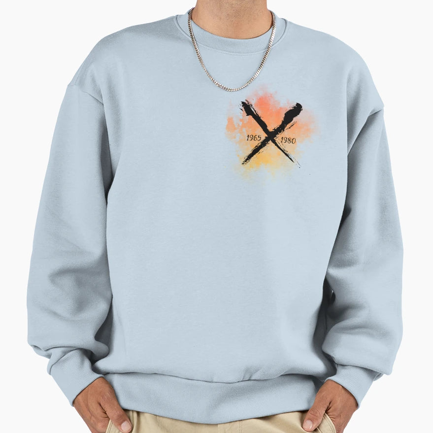Gen X Sweatshirt - Custom Art Print for Adults - T-Shirt, Sweatshirt, Hoodie