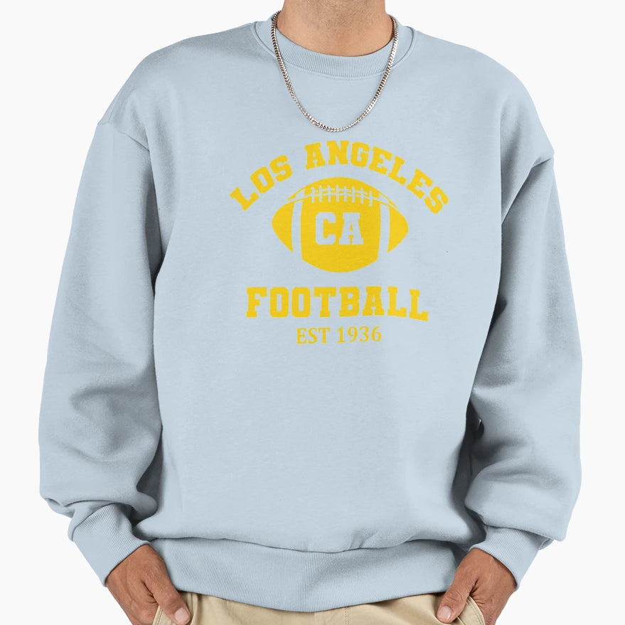 Los Angeles Football Team Est 1936 Sweatshirt - Streetwear Style for Adults - T-Shirt, Sweatshirt, Hoodie