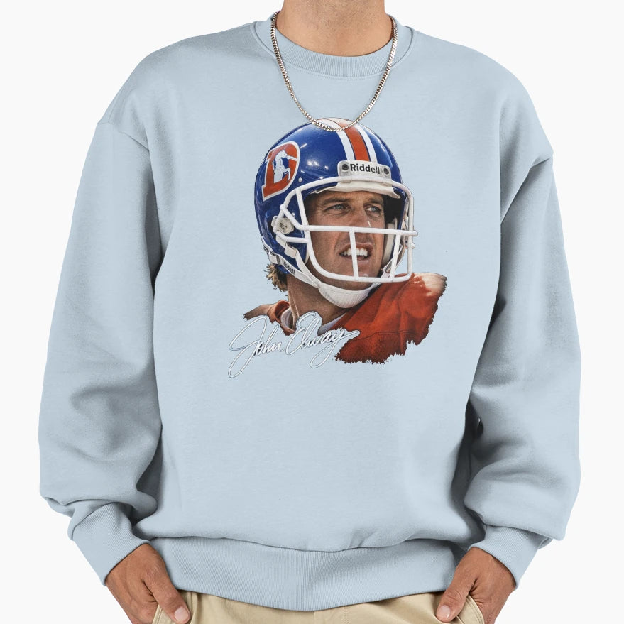 John Elway Denver Broncos Sweatshirt - Unique Graphic Men Women - T-Shirt, Sweatshirt, Hoodie
