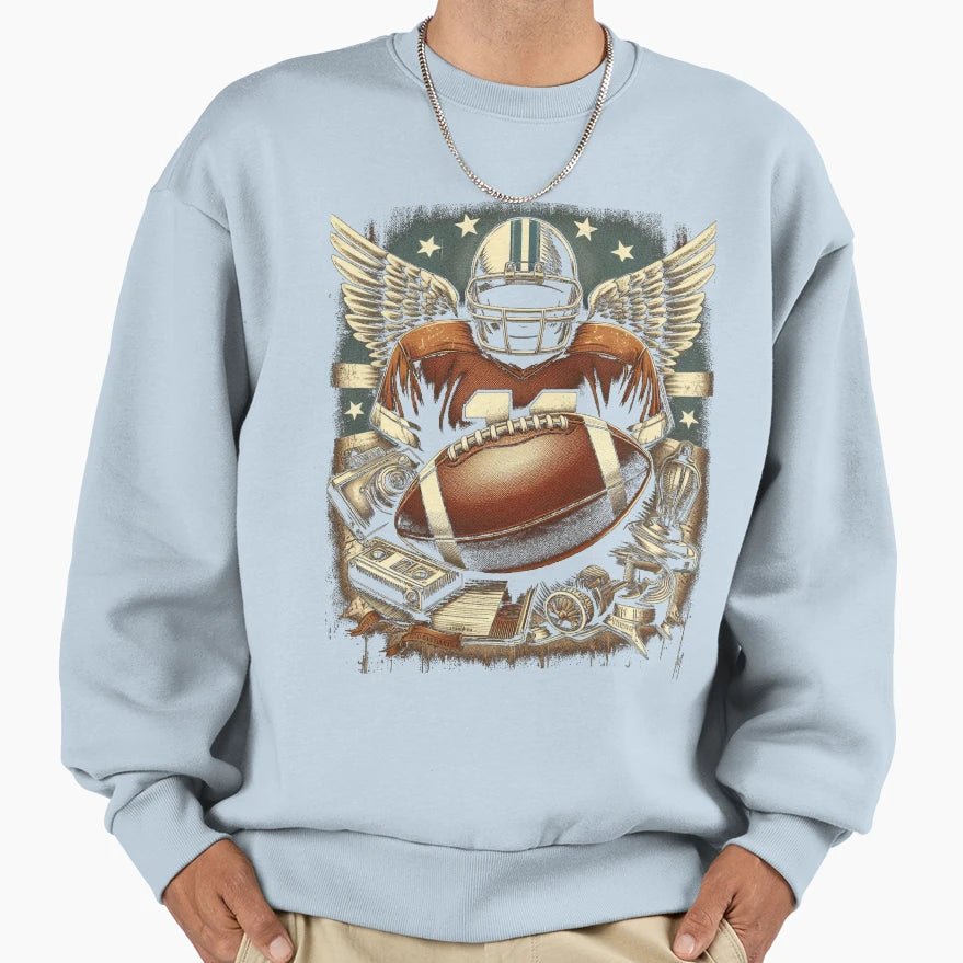 Football D5 Sweatshirt - Custom Art Print for Adults - T-Shirt, Sweatshirt, Hoodie