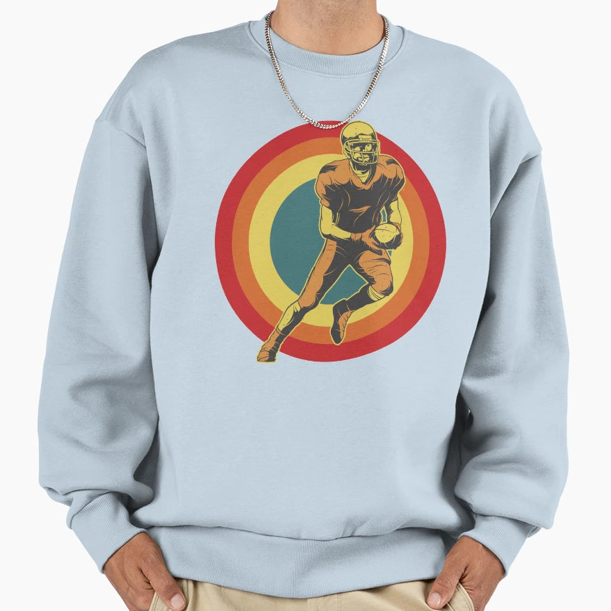 Football Quarterback Sweatshirt - Custom Art Print Unisex - T-Shirt, Sweatshirt, Hoodie