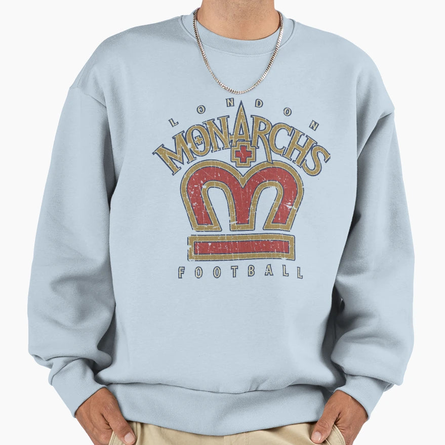 London Monarchs 1991 Sweatshirt - Aesthetic Graphic Unisex - T-Shirt, Sweatshirt, Hoodie