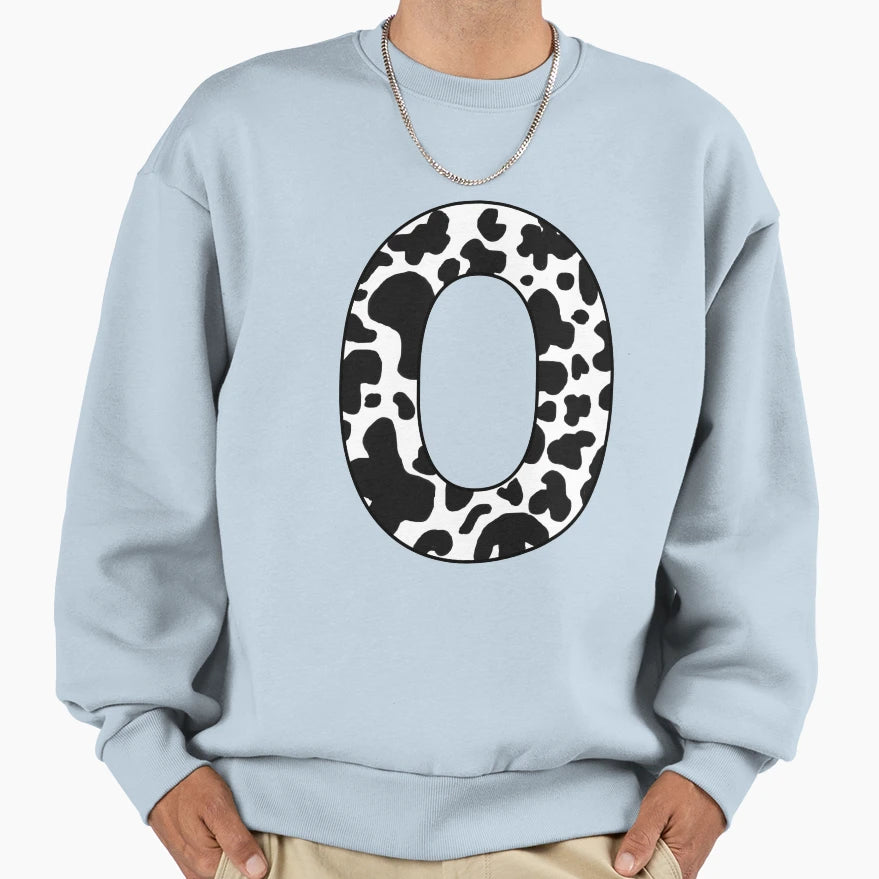 Initial Letter O Sweatshirt - Custom Art Print for Adults - T-Shirt, Sweatshirt, Hoodie