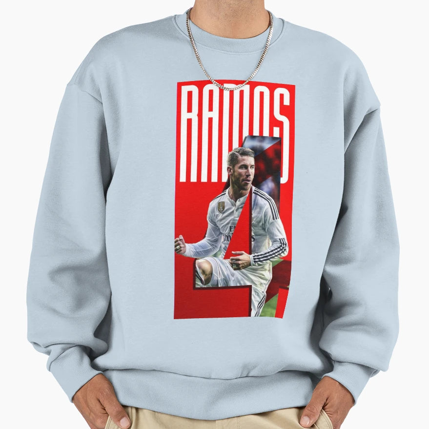 Sergio Ramos Sweatshirt - Aesthetic Graphic Unisex - T-Shirt, Sweatshirt, Hoodie