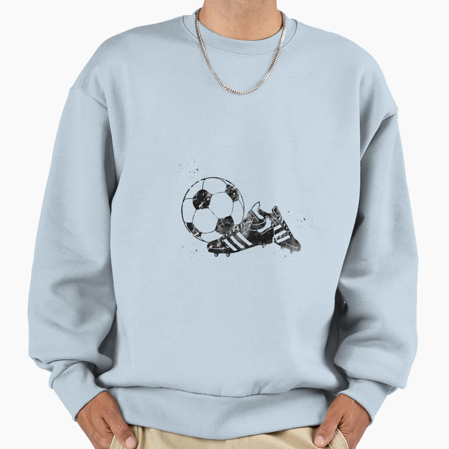 Soccer Art Sweatshirt - Trendy Graphic Unisex - T-Shirt, Sweatshirt, Hoodie