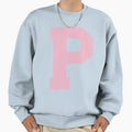 Alphabet Rose P Sports Letter P Sweatshirt - Custom Art Print for Adults - T-Shirt, Sweatshirt, Hoodie