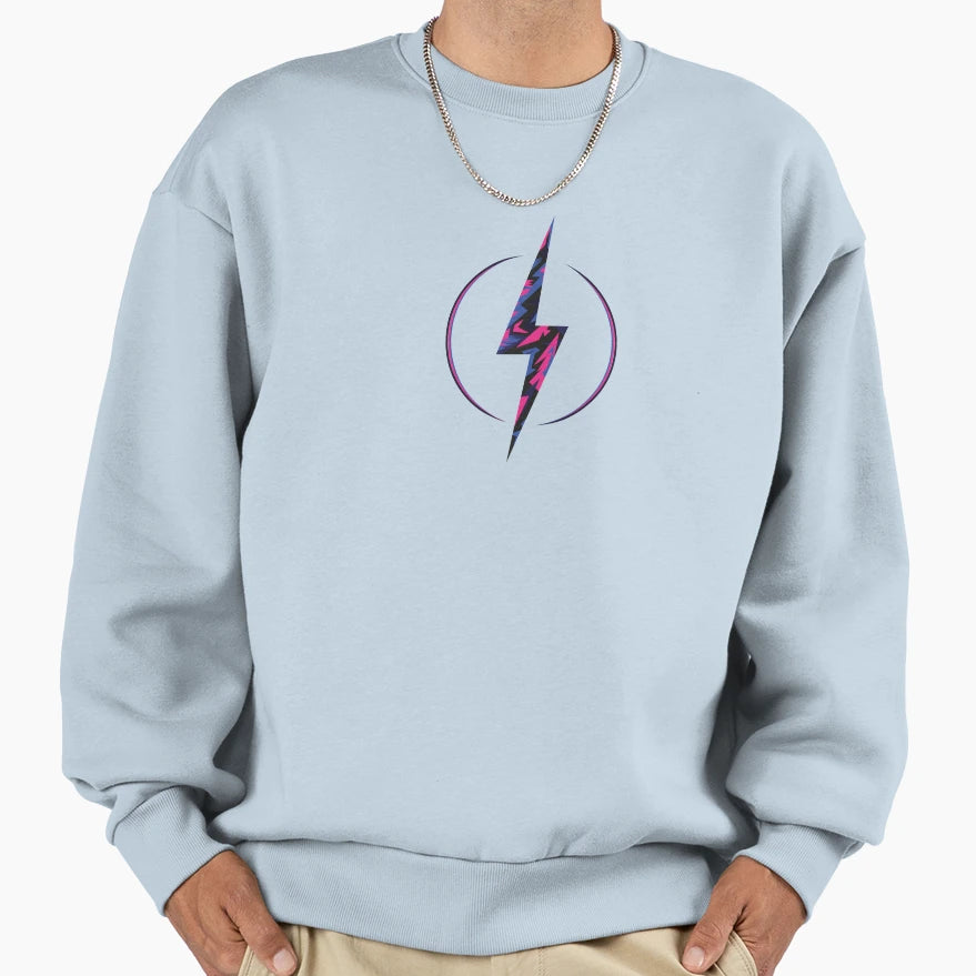 Purple Thunder Sweatshirt - Streetwear Style Unisex - T-Shirt, Sweatshirt, Hoodie