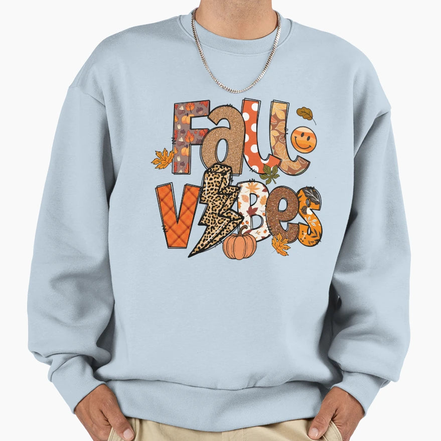 Fall Vibes Sweatshirt - Casual Everyday Wear for Adults - T-Shirt, Sweatshirt, Hoodie