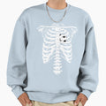 Soccer Heart Skeleton Rib Cage Sweatshirt - Unique Graphic Men Women - T-Shirt, Sweatshirt, Hoodie