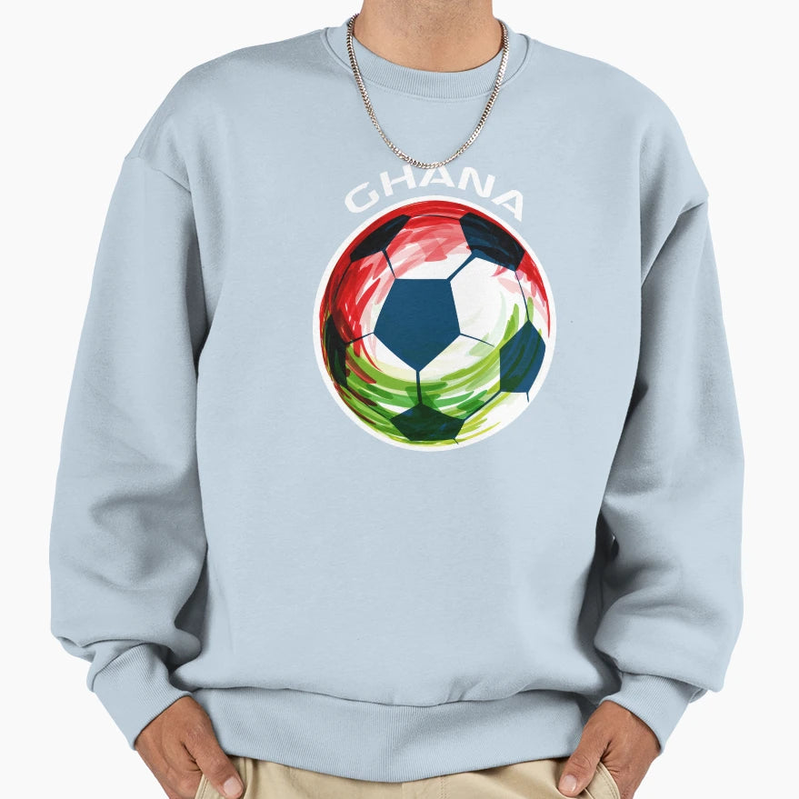 Ghana Futbol Sweatshirt - Streetwear Style Men Women - T-Shirt, Sweatshirt, Hoodie