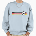 Football Stripes Germany Sweatshirt - Fun Novelty Design for Adults - T-Shirt, Sweatshirt, Hoodie
