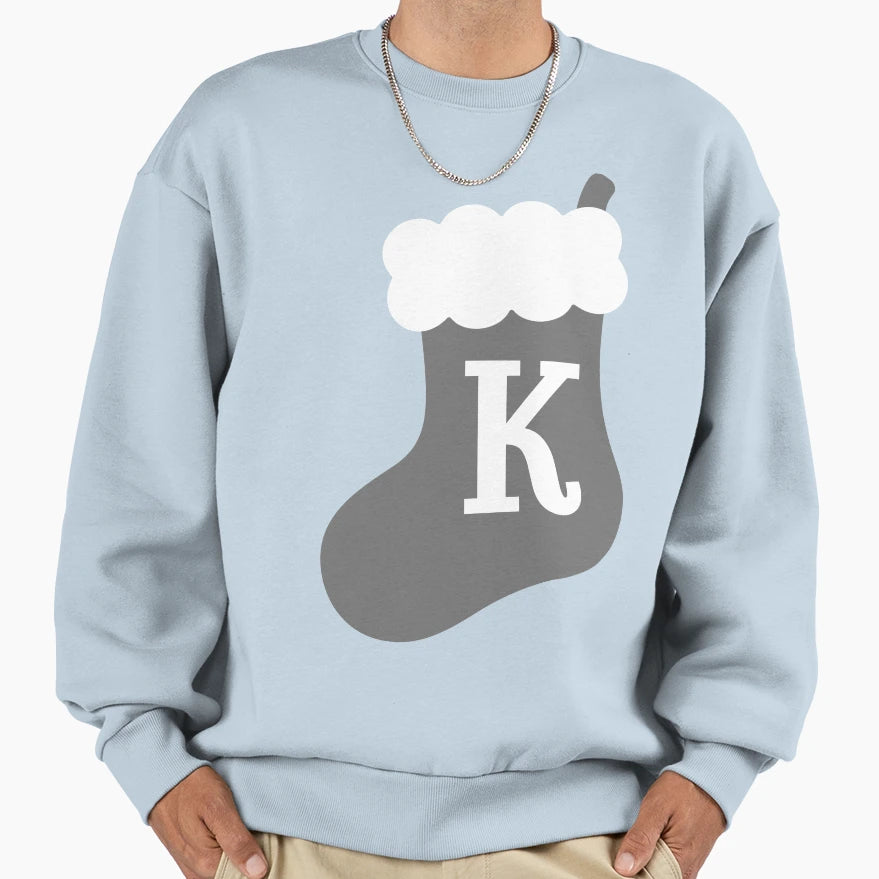 Stocking Sweatshirt - Minimalist Print for Adults - T-Shirt, Sweatshirt, Hoodie