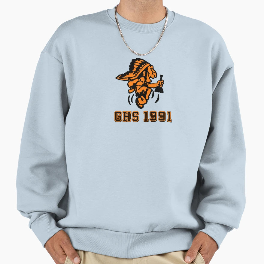 Grafton Black Hawks Sweatshirt - Minimalist Print for Adults - T-Shirt, Sweatshirt, Hoodie