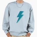 Layered Hot Blue And Light Blue Sweatshirt - Unique Graphic Men Women - T-Shirt, Sweatshirt, Hoodie