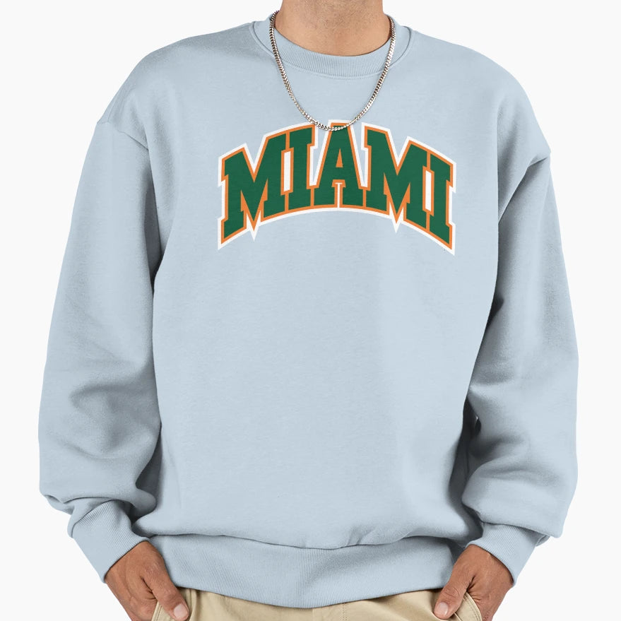 Miami Sweatshirt - Graphic Print Unisex - T-Shirt, Sweatshirt, Hoodie