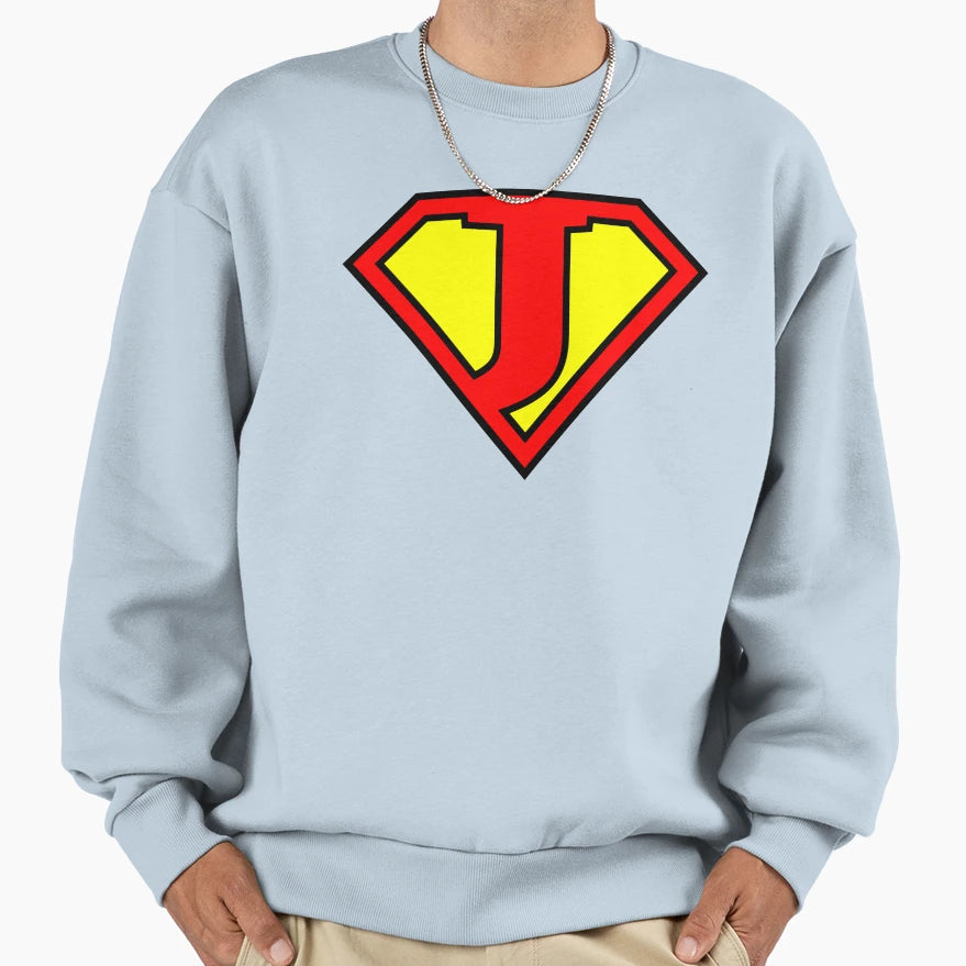 Letter J Super Letter Vol 1 Sweatshirt - Fun Novelty Design Men Women - T-Shirt, Sweatshirt, Hoodie
