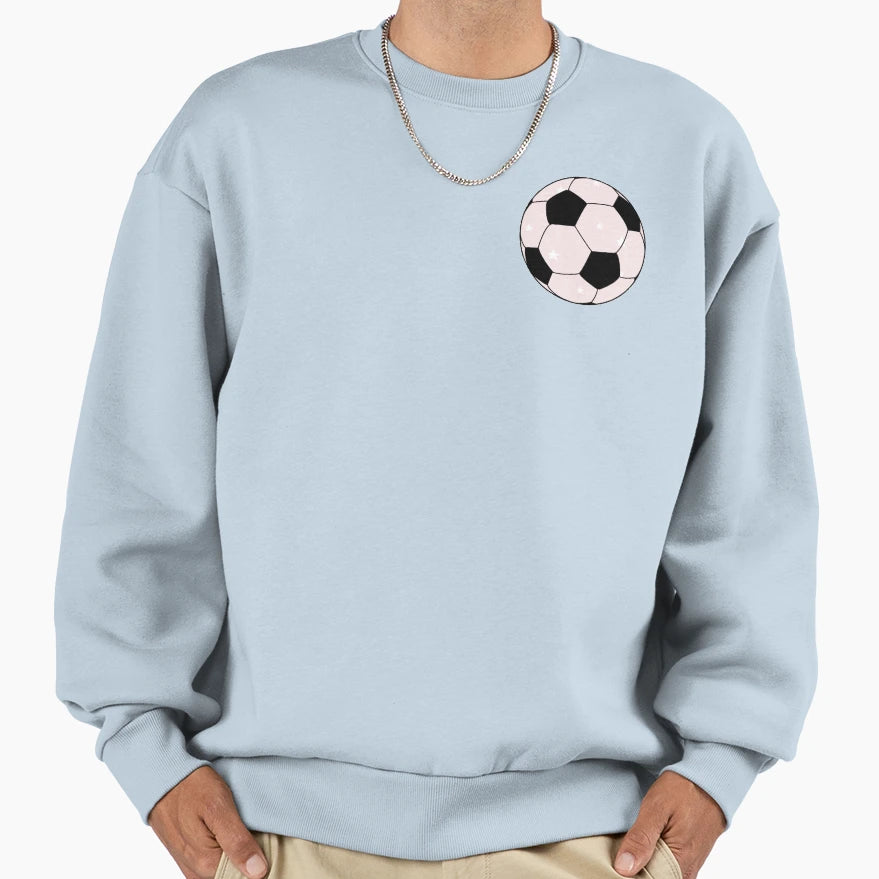 Star Soccer Ball Sweatshirt - Casual Everyday Wear for Adults - T-Shirt, Sweatshirt, Hoodie