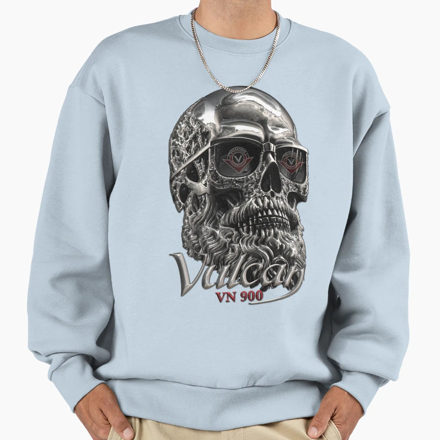 Vulcan Vn 900 Skull 1 Sweatshirt - Streetwear Style Men Women - T-Shirt, Sweatshirt, Hoodie