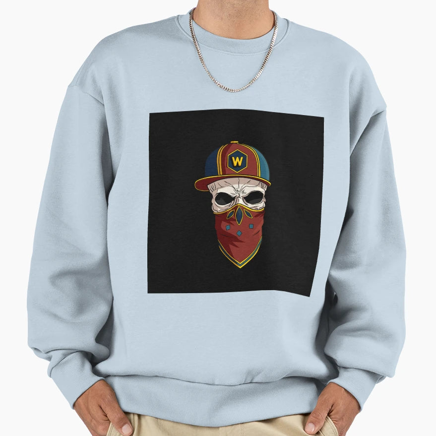 Captain Skull Sweatshirt - Aesthetic Graphic Men Women - T-Shirt, Sweatshirt, Hoodie