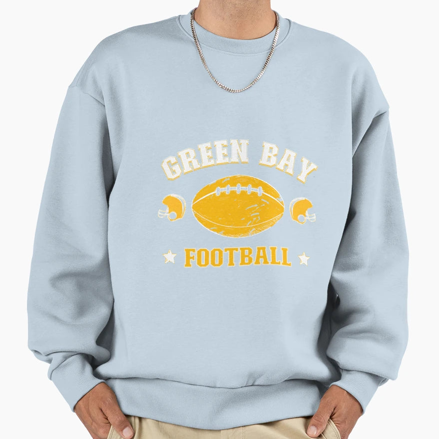 Greenbay Football Sweatshirt - Novelty Apparel Unisex - T-Shirt, Sweatshirt, Hoodie