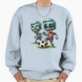 Zombie Soccer Halloween Sweatshirt - Novelty Apparel Men Women - T-Shirt, Sweatshirt, Hoodie