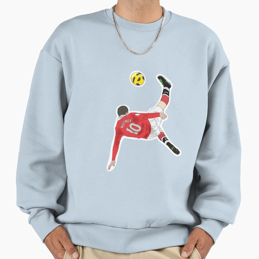 Wayne Rooney Bicycle Goal Sweatshirt - Trendy Graphic Men Women - T-Shirt, Sweatshirt, Hoodie