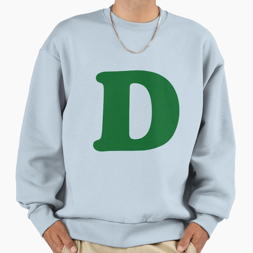 Letter D Initial D Sweatshirt - Novelty Apparel Unisex - T-Shirt, Sweatshirt, Hoodie
