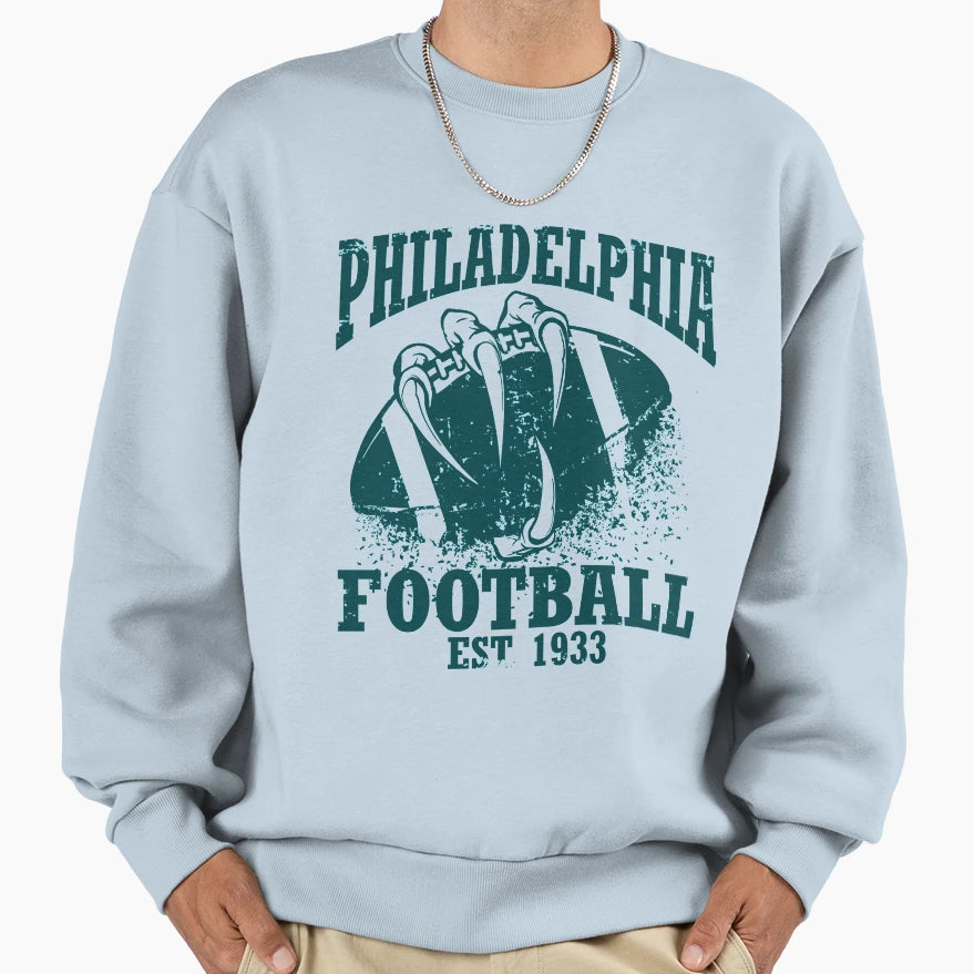 Philadelphia Football Sweatshirt - Trendy Graphic for Adults - T-Shirt, Sweatshirt, Hoodie