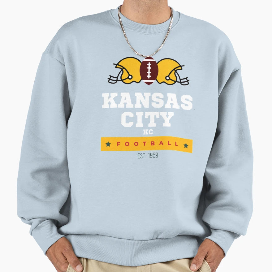 Kansas City Football Sweatshirt - Graphic Print for Adults - T-Shirt, Sweatshirt, Hoodie