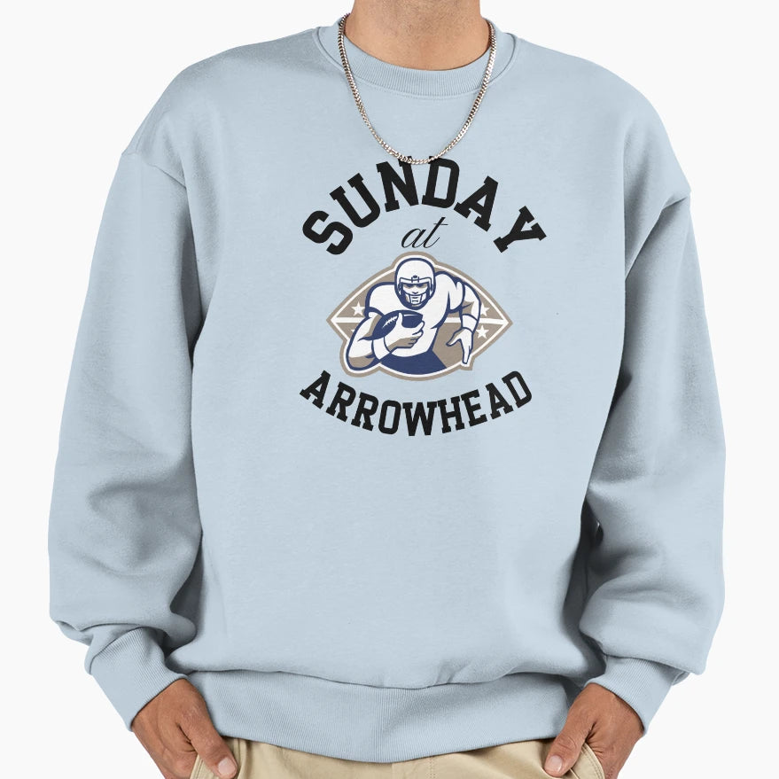 Sunday Arrowhead Sweatshirt - Novelty Apparel Men Women - T-Shirt, Sweatshirt, Hoodie