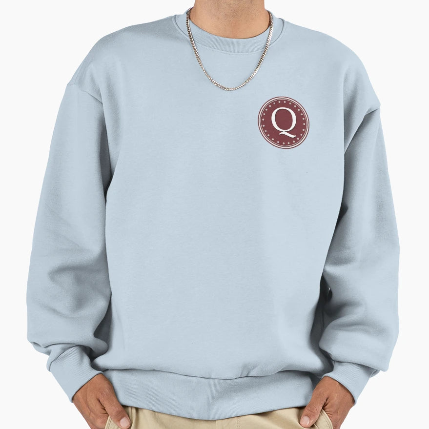 Dqvo Logo Sweatshirt - Casual Everyday Wear Unisex - T-Shirt, Sweatshirt, Hoodie