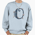 Cotton Monogram Letter O Sweatshirt - Unique Graphic Unisex - T-Shirt, Sweatshirt, Hoodie